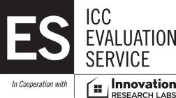 ES ICC EVALUATION SERVICE IN COOPERATION WITH INNOVATION RESEARCH LABS