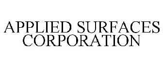 APPLIED SURFACES CORPORATION