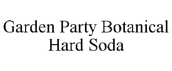GARDEN PARTY BOTANICAL HARD SODA