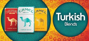 CAMEL ROYAL TURKISH BLEND CAMEL JADE SILVER TURKISH BLEND CAMEL GOLD TURKISH BLEND TURKISH BLENDS AND DESIGN