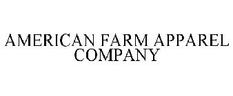 AMERICAN FARM APPAREL COMPANY