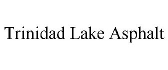 TRINIDAD LAKE ASPHALT
