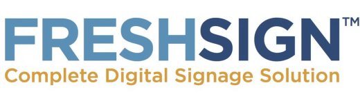 FRESHSIGN COMPLETE DIGITAL SIGNAGE SOLUTION