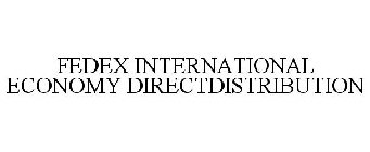 FEDEX INTERNATIONAL ECONOMY DIRECTDISTRIBUTION