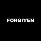 THE WORD FORGIVEN WITH A SILHOUETTE OF A WOMAN IN THE LETTER V.