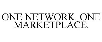 ONE NETWORK. ONE MARKETPLACE.