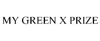 MY GREEN X PRIZE