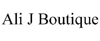 ALI J BOUTIQUE