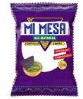 MI MESA ALL NATURAL TORTILLA CHIPS WITH SEA SALT 21G WHOLE GRAIN PURPLE CORN