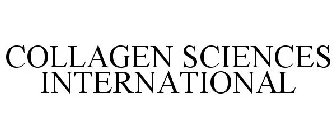 COLLAGEN SCIENCES INTERNATIONAL