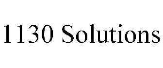 1130 SOLUTIONS