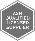 ASM QUALIFIED LICENSED SUPPLIER