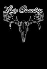 TEXT: LOVE COUNTRY, IMAGE: BUCK SKULL OUTLINE