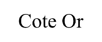 CÔTÉ OR