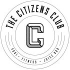 THE CITIZENS CLUB POOL · FITNESS · JUICE BAR C