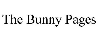 THE BUNNY PAGES