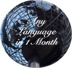 ANY LANGUAGE IN 1 MONTH