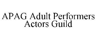 APAG ADULT PERFORMERS ACTORS GUILD