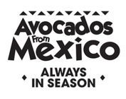 AVOCADOS FROM MEXICO ALWAYS IN SEASON