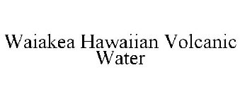 WAIAKEA HAWAIIAN VOLCANIC WATER
