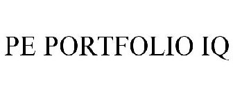 PE PORTFOLIO IQ