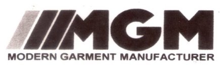 MGM MODERN GARMENT MANUFACTURER