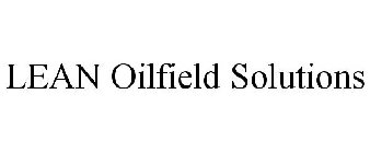 LEAN OILFIELD SOLUTIONS