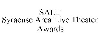 SALT SYRACUSE AREA LIVE THEATER AWARDS