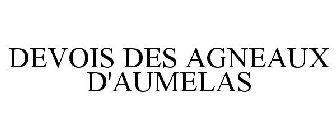 DEVOIS DES AGNEAUX D'AUMELAS