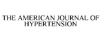 THE AMERICAN JOURNAL OF HYPERTENSION
