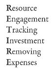 RETIRE RESOURCE ENGAGEMENT TRACKING INVESTMENT REMOVING EXPENSES