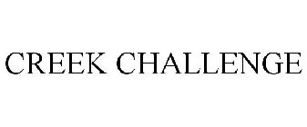 CREEK CHALLENGE