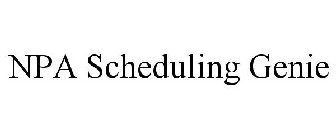 NPA SCHEDULING GENIE