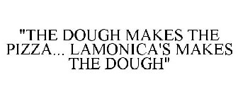 THE DOUGH MAKES THE PIZZA...LAMONICA'S MAKES THE DOUGH 