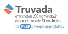 TRUVADA EMTRICITABINE 200 MG / TENOFOVIR DISOPROXIL FUMARATE 300 MG TABLETS FOR PREP PRE-EXPOSURE PROPHYLAXIS