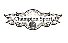 CALIFORNIA CHAMPION SPORT 8 BILLIARD COMPANY