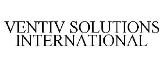 VENTIV SOLUTIONS INTERNATIONAL