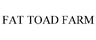 FAT TOAD FARM