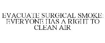 EVACUATE SURGICAL SMOKE: EVERYONE HAS A RIGHT TO CLEAN AIR