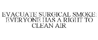 EVACUATE SURGICAL SMOKE: EVERYONE HAS ARIGHT TO CLEAN AIR
