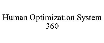 HUMAN OPTIMIZATION SYSTEM 360