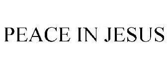 PEACE IN JESUS