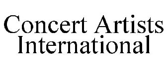 CONCERT ARTISTS INTERNATIONAL