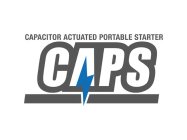 CAPACITOR ACTUATED PORTABLE STARTER CAPS