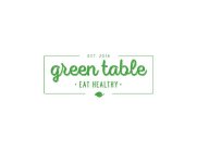 EST. 2016 GREEN TABLE · EAT HEALTHY ·