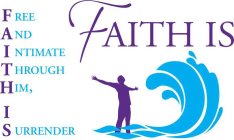 FAITH IS FREE AND INTIMATE THROUGH HIM,I SURRENDER