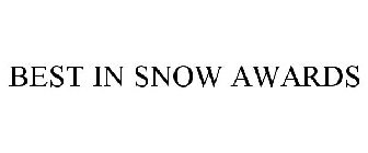 BEST IN SNOW AWARDS