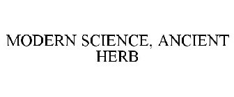 MODERN SCIENCE, ANCIENT HERB