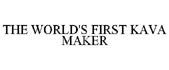 THE WORLD'S FIRST KAVA MAKER