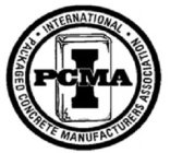 IPCMA · INTERNATIONAL · PACKAGED CONCRETE MANUFACTURER'S ASSOCIATION